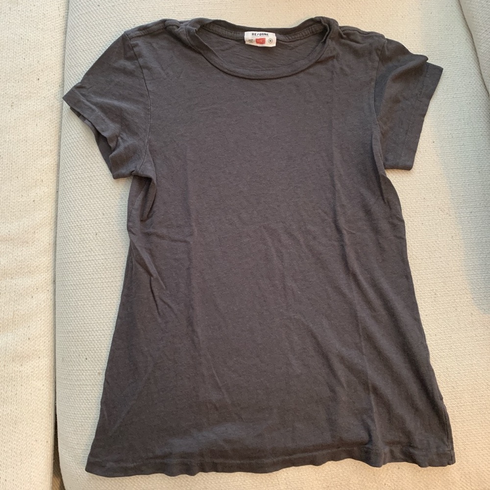 Re/Done Vintage Black Slim Tee